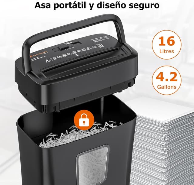 Thumbnail 6 de C261-C Trituradora de Papel 8 Hojas