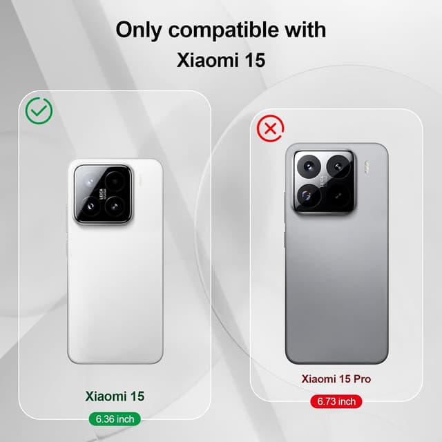 Detalle 2 de Btstring Hülle für Xiaomi 15 – Silikon-Case mit Mikrofaserfutter und Rundumschutz (Matcha Grün)