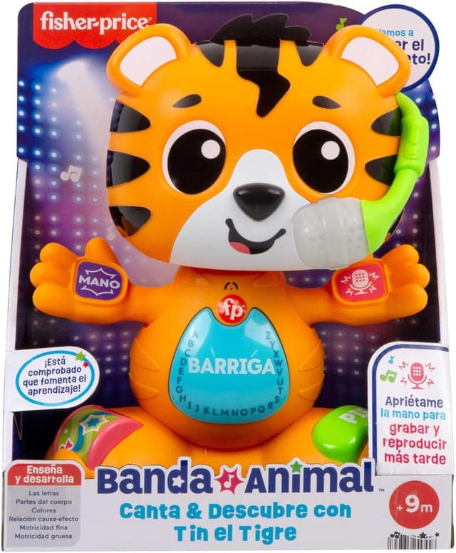 Thumbnail 5 de Fisher-Price Tin el Tigre: Juguete Musical Educativo 🐯