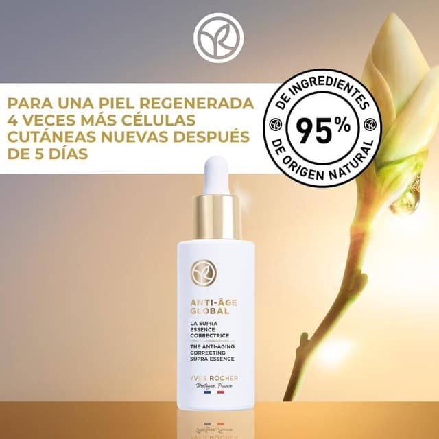 Detalle 2 de Yves Rocher ANTI-ÂGE GLOBAL - Sérum Anti-envejecimiento 🍃