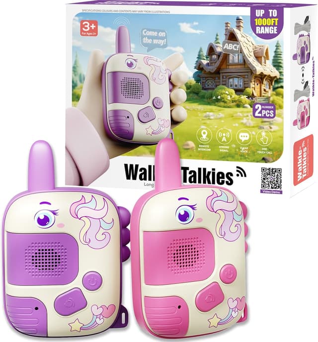 Detalle de 2PCS Einhorn Walkie-Talkies Kinder für 3+