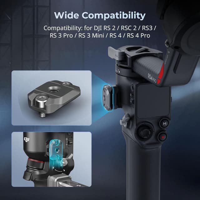 Detalle 2 de SMALLRIG 4640 HawkLock Mini‑NATO Schiene für Gimbal