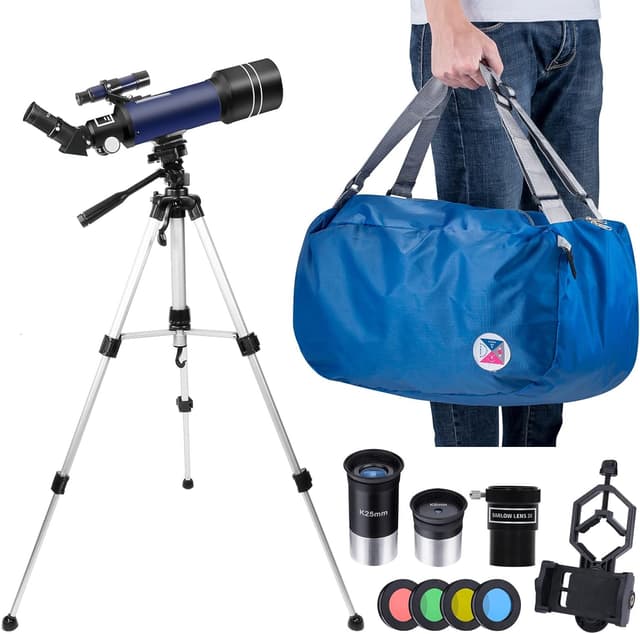 Detalle de BEBANG 200X Pro 400/70 telescope for astronomy