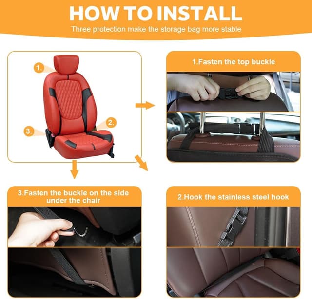 Thumbnail 3 de URAQT Organizer per Sedile Posteriore 60x42 cm