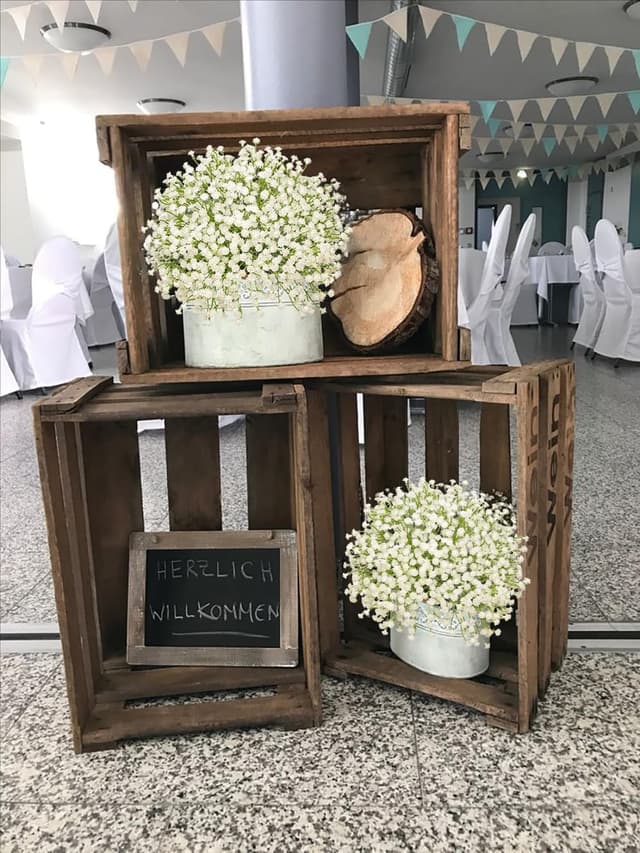 Detalle de Briful 10er Set Schleierkraut (Gypsophila) als künstliche Blumen, 10 flexible Kunstzweige für Deko & Sträuße