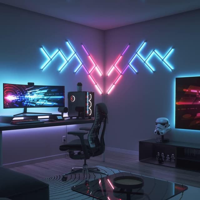 Thumbnail 6 de Nanoleaf Lines Extensión 3 Barras Luz LED RGBW 90° 🌈