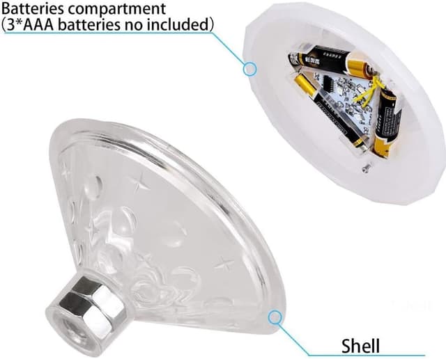 Detalle de Caxmtu Floating Pool LED Tub Light, 7 modes