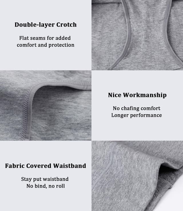 Detalle 2 de wirarpa Damen Slips Hohe Taille 5er Pack