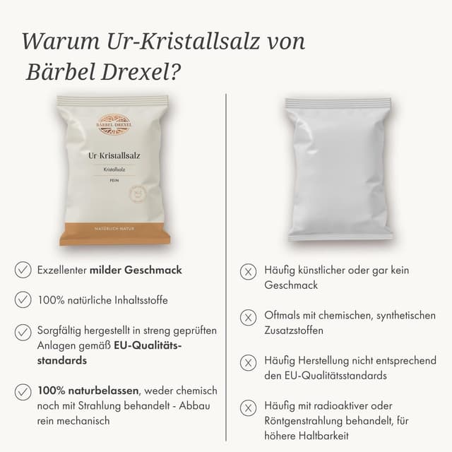 Detalle de BÄRBEL DREXEL Rosa Kristallsalz 750g 🧂