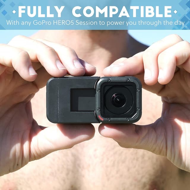 Detalle de SABRENT EcstaPro Batteria Extra per GoPro HERO5 Session (GP-KT5S)