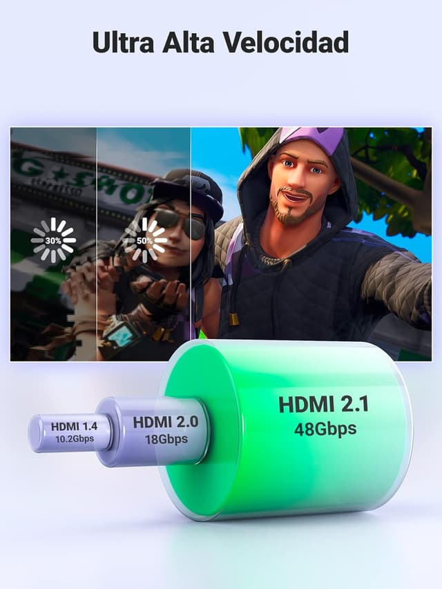 Thumbnail 3 de UGREEN Cable HDMI 2.1 8K 60Hz 48Gbps 3m