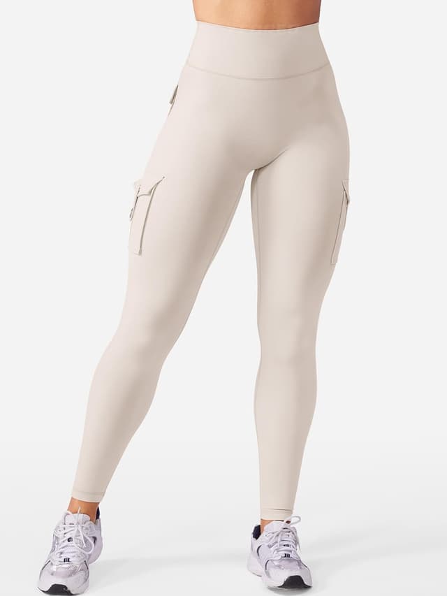 Detalle 2 de YEOREO CoreFlex Sport Leggings Damen mit Taschen – blickdicht, High Waist & nahtloser Push-up Look