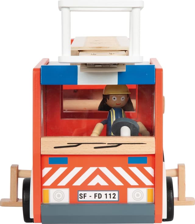 Thumbnail 6 de small Foot Feuerwehrauto aus Holz 360° Leiter