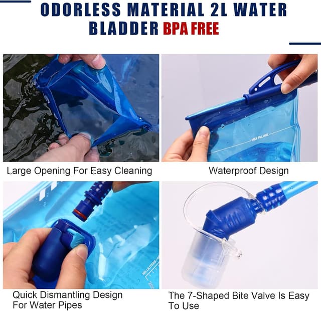 Detalle de ONETOALL Running Vest 2L, lightweight 150g