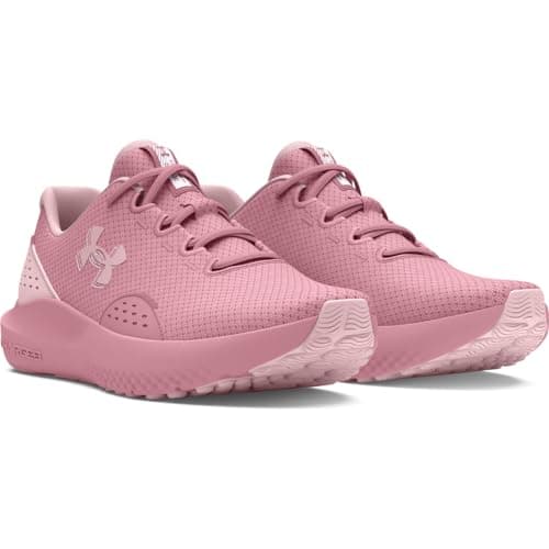 Detalle 2 de Under Armour UA W Charged Surge 4 para mujer (Pink Elixir Prime) – Zapatillas de running con Charged Cushioning