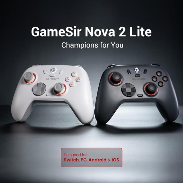 Detalle 2 de GameSir Nova Lite 2 1000Hz wireless controller