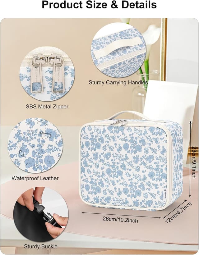 Thumbnail 1 de Travel Makeup Bag with Led Mirror for Travel