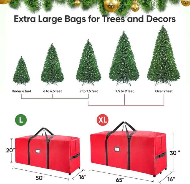 Thumbnail 4 de BALEINE 7.5 ft Christmas Tree Storage Bag