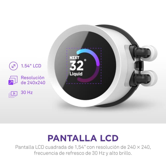 Thumbnail 2 de NZXT Kraken 280 AIO Refrigeración líquida 280 mm