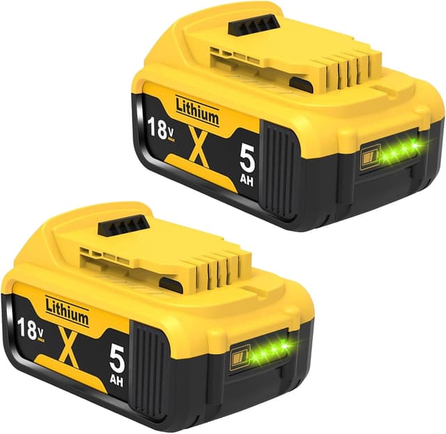 Detalle de Dewalt 18V Ersatzakku DCB182 2x 5000mAh