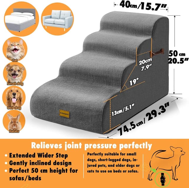 Thumbnail 1 de Gimars Extra Breite Stabile 30D Hundestufen