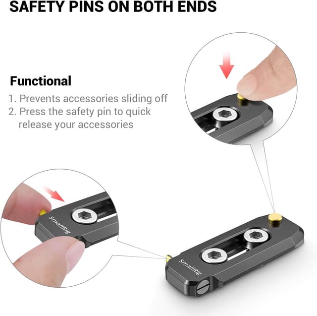 Detalle 2 de SMALLRIG 2468B rail NATO 50 mm