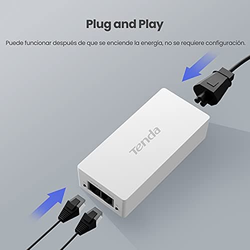 Thumbnail 6 de Tenda PoE30G-AT Inyector PoE 30W 51V para redes 📡