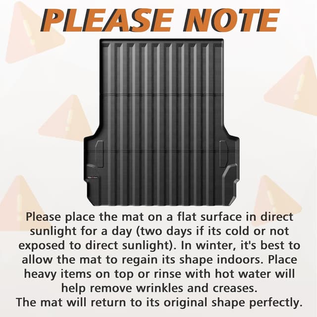 Detalle de TripleAliners TripleAliners Truck Bed Mat (5 ft) for Colorado & Canyon 2023–2024 | TPE Tailgate/Bed Liner Protection