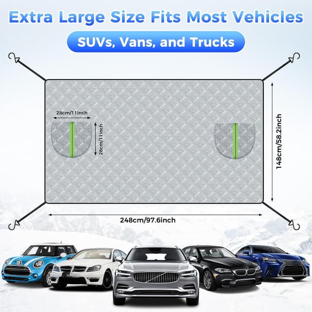 Thumbnail 2 de Ruibinlee Windschutzscheibenabdeckung 248×148 cm