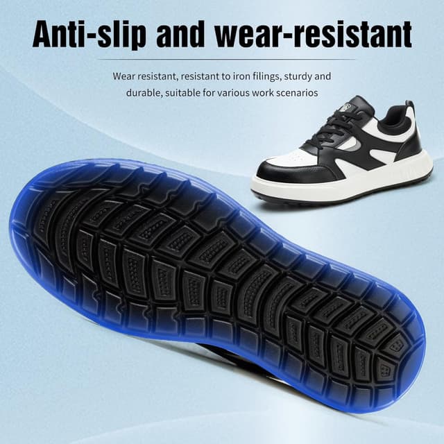 Detalle de Scarpe antinfortunistiche uomo/donna leggere con punta in acciaio e suola traspirante