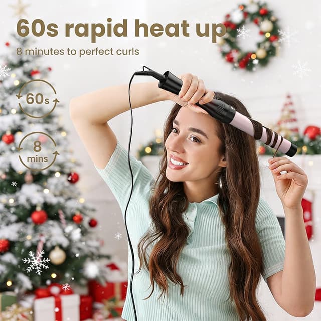 Thumbnail 4 de 5-in-1 Hair Curling Wand 10–32mm with LCD