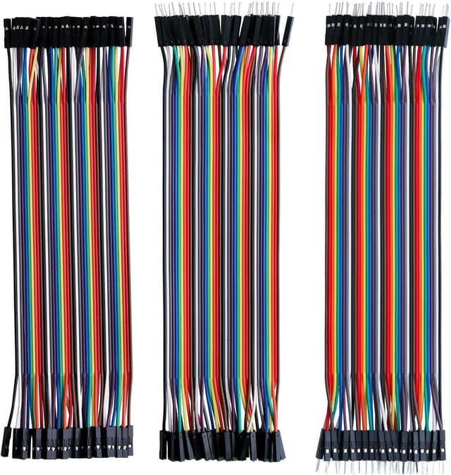 Detalle de ELEGOO 120pcs Dupont jumper wires 20cm