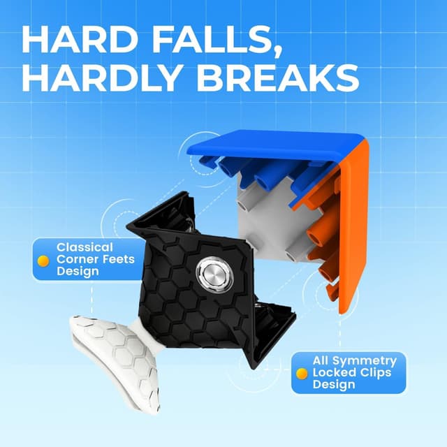 Thumbnail 2 de GAN 356 M magnetic 3x3 speed cube 🧩