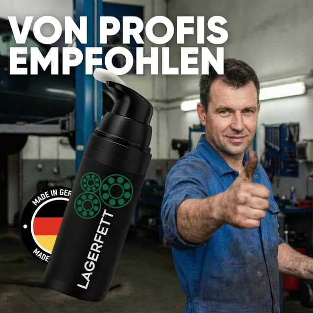 Detalle de 24 SEND IT HAMBURG Fahrrad Lagerfett – universell im Pumpspender für Achsen, Pedale & Steuersatz