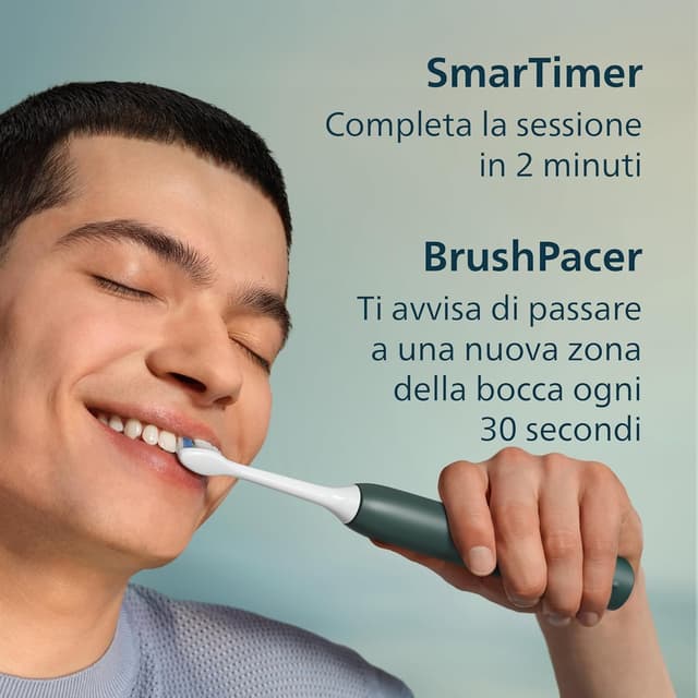 Thumbnail 6 de Philips Sonicare Serie 3000 HX4033/26 spazzolino elettrico sonico con sensore di pressione e autonomia fino a 14 giorni