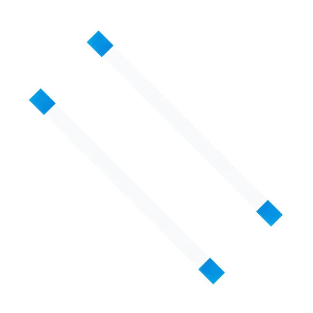 Detalle de 12-Pin-12-Pin- Strom-Knopf Flex Flachbandkabel (2er-Set) für PS4-Controller – Mcbazel