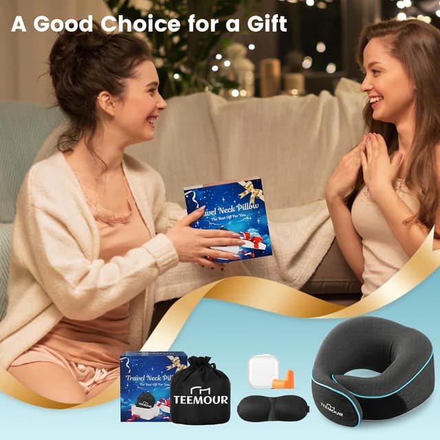 Thumbnail 4 de Memory Foam Travel Pillow 360° Neck Support