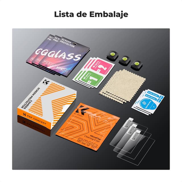 Thumbnail 3 de K&F CONCEPT Protector pantalla Ricoh GR III 0,3 mm