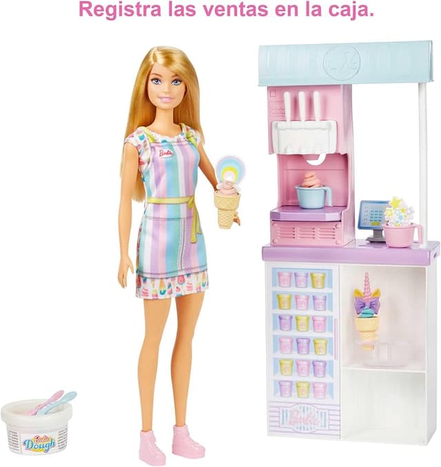 Thumbnail 5 de Barbie HCN46 Juego de heladería 30,48 cm
