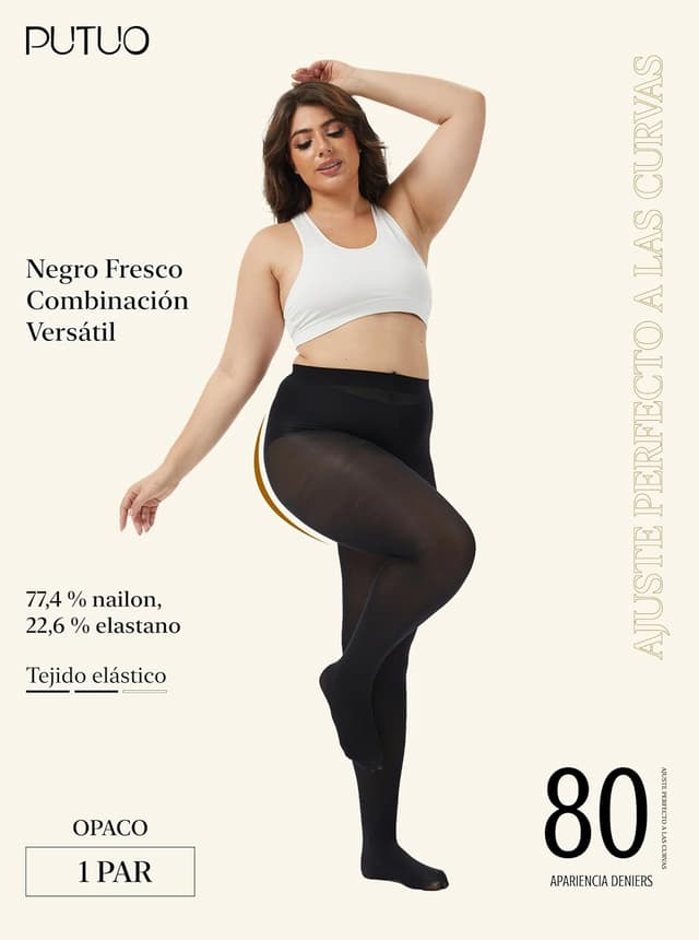 Thumbnail 4 de PUTUO Medias Talla Grande XL-6XL