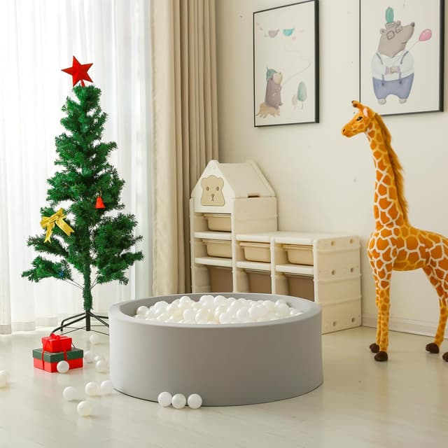 Detalle de GOGOSO Ball Pit Balls for Toddlers & Kids (BPA-Free, BPA-Free Soft Plastic) — 2.15-inch pastel play balls