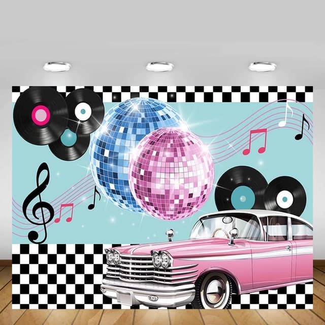 Thumbnail 3 de MEHOFOND 7x5ft Retro 80s Photo Backdrop