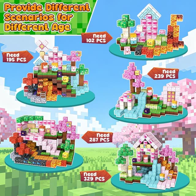 Thumbnail 3 de ACELIFE Blocchi magnetici 200 pezzi