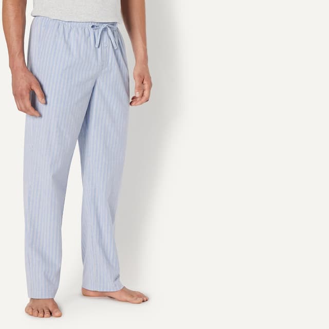 Detalle 2 de Amazon Essentials Herren-Pyjamahose aus Baumwoll-Stretch-Popeline (Relaxed Fit)