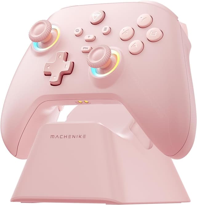 Thumbnail 6 de Machenike G3V2 Controller per PC/Switch/iOS/Android con stick Hall, RGB e polling 1000Hz (bianco)