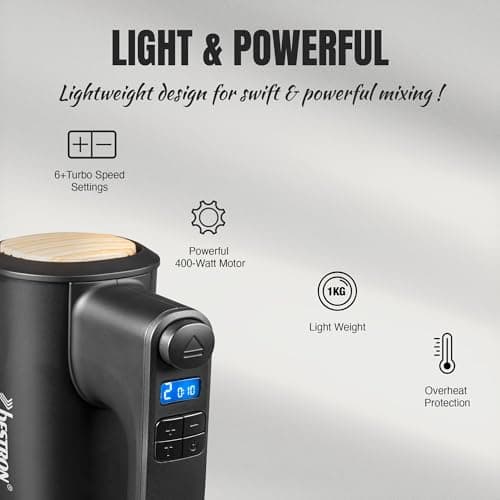 Thumbnail 4 de Bestron Batteur électrique 6 vitesses ⚙