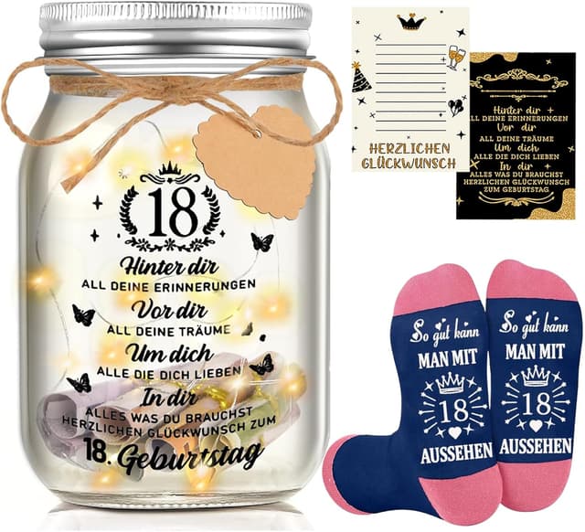 Detalle de Johiux LED Flaschenlicht mit Socken 18