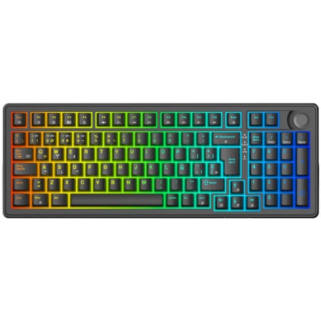 Detalle de Forgeon Meteor Teclado Gaming Wireless RGB 98% ⌨