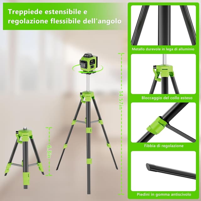 Detalle de Livella laser autolivellante 4x360, 16 linee