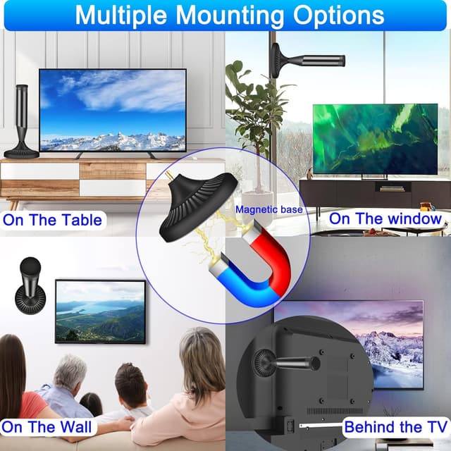 Detalle 1 de Indoor TV aerial 880+ mile long range